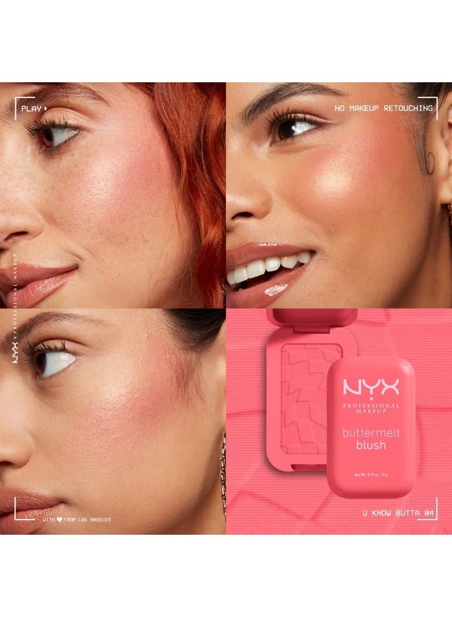 نيكس مكياج المحترفين NYX Buttermelt Blush,  04 - U Know Butta - Image 2